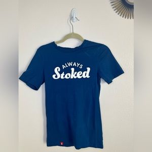 Dutch Bros T-Shirt Blue 'Always Stoked'